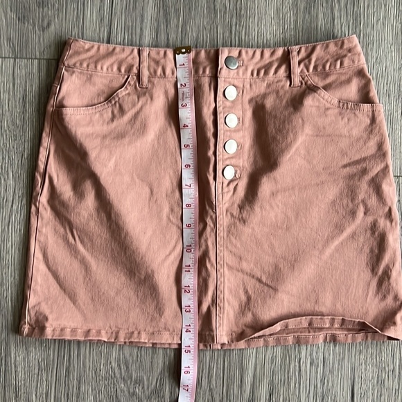 Forever 21 Pink Button Up Skirt Size M - Picture 5 of 6